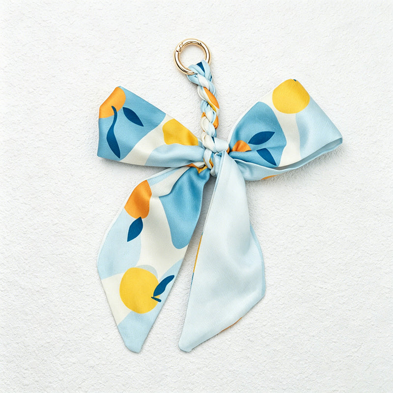 CouldNook Blue Series Bow Bag Charm - Soft Bag Accent
