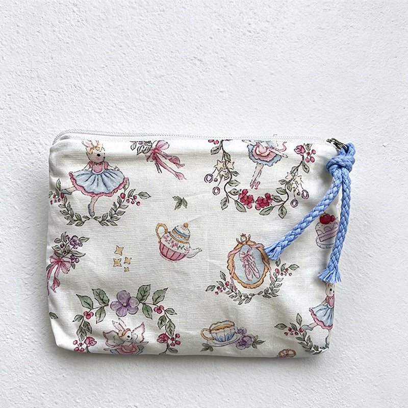CouldNook Canvas Zipper Pouch - Small Storage Accent