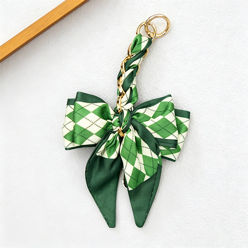 CouldNook 6.69’’ Leaf Pattern Bow Bag Extender - Bag Accent