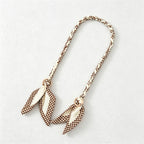 CouldNook 18.89'' Khaki Series Braided Bow Chain Bag Strap - Shoulder Accent