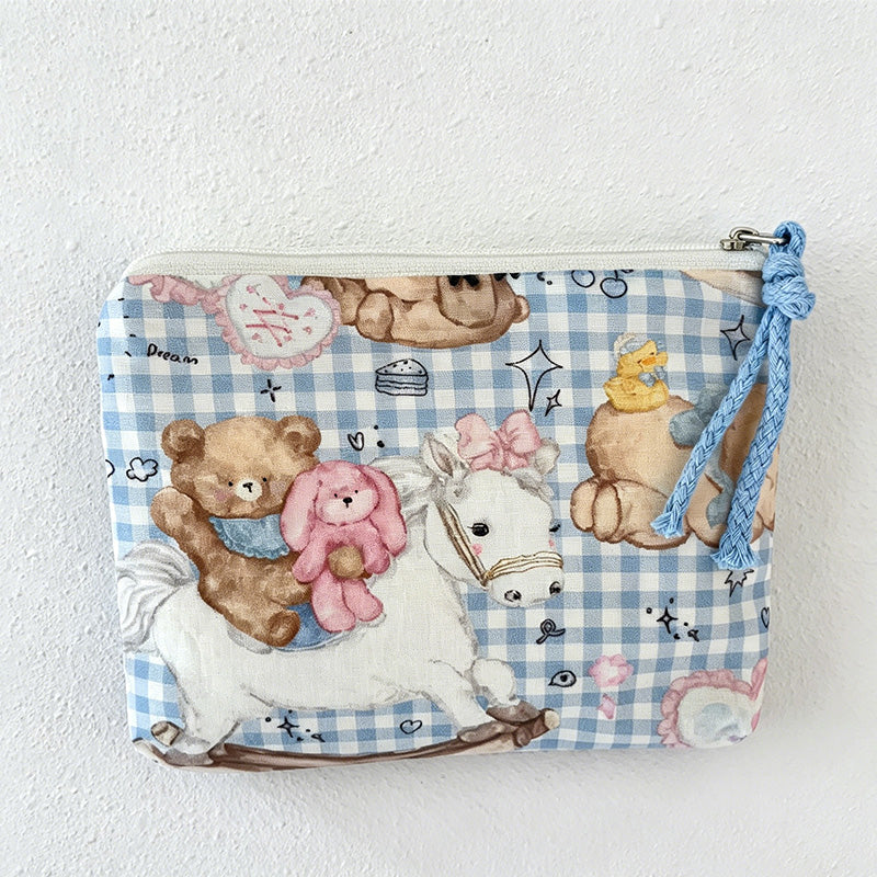 CouldNook Canvas Zipper Pouch - Small Storage Accent