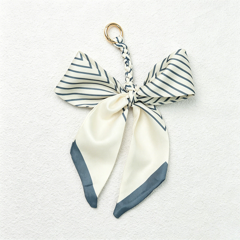 CouldNook Patterned Bow Bag Charm - Giftable Bag Accent