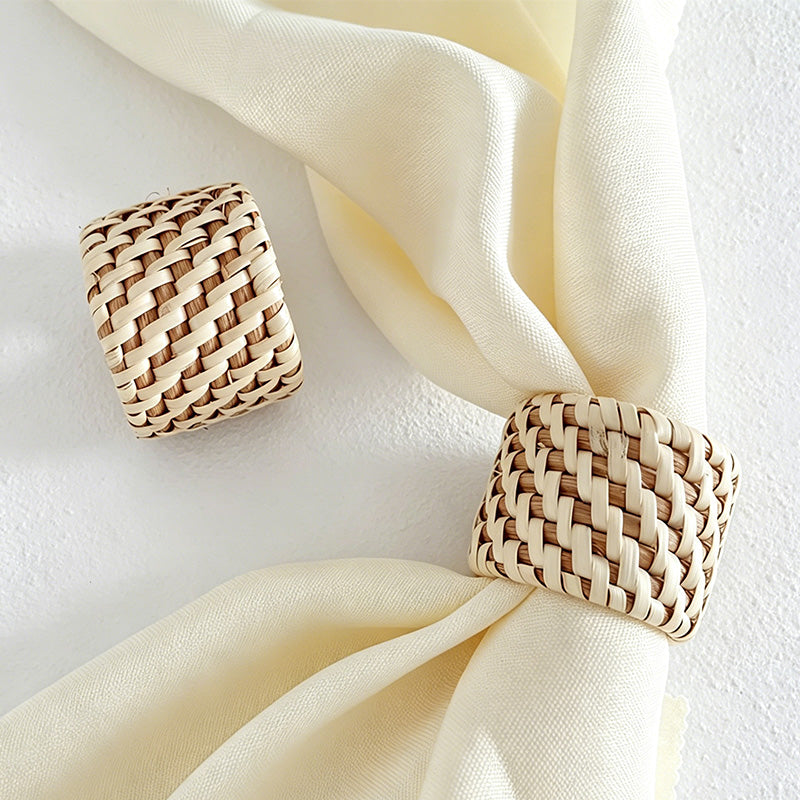 CouldNook Vine Woven Napkin Ring - Aesthetic Artisan-crafted Dining Accent
