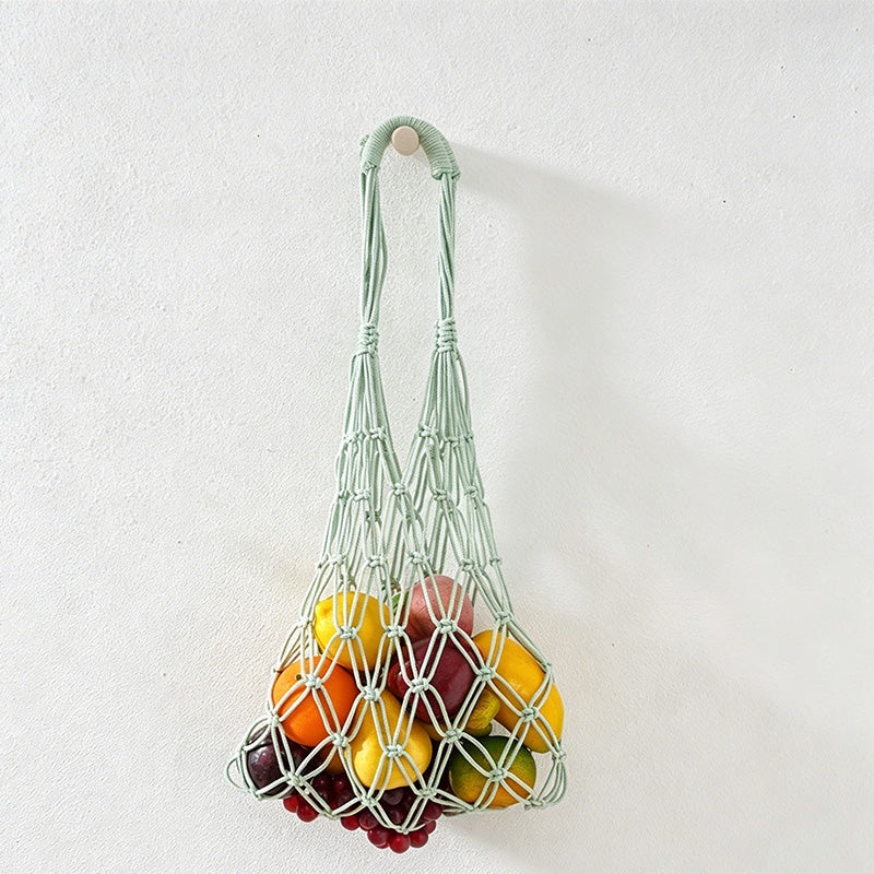 CouldNook Macrame Produce Bag - Hanging Market Tote