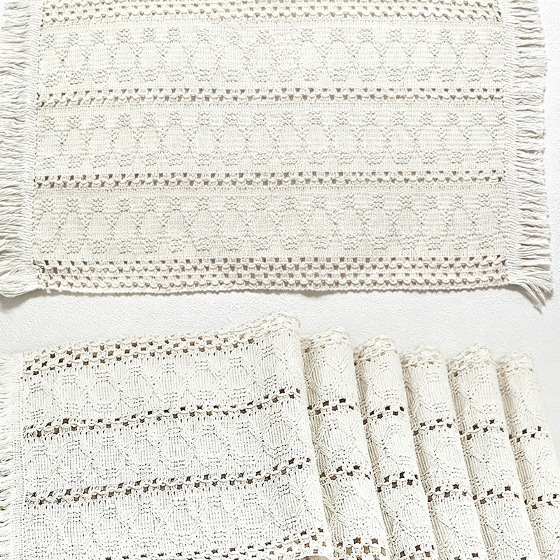 CouldNook Woven Look Dining Pad Table Placemat - Small Space Helper