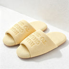 CouldNook Round Open Toe Home Slippers - Everyday Use Accent