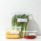 CouldNook Clear Stand Up Zipper Pouch Bags - Practical Room Accent