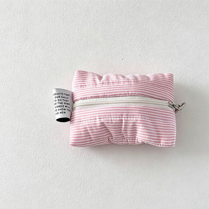 CouldNook Textured Fabric Pouch Organizer Bag - Simple Daily Essential