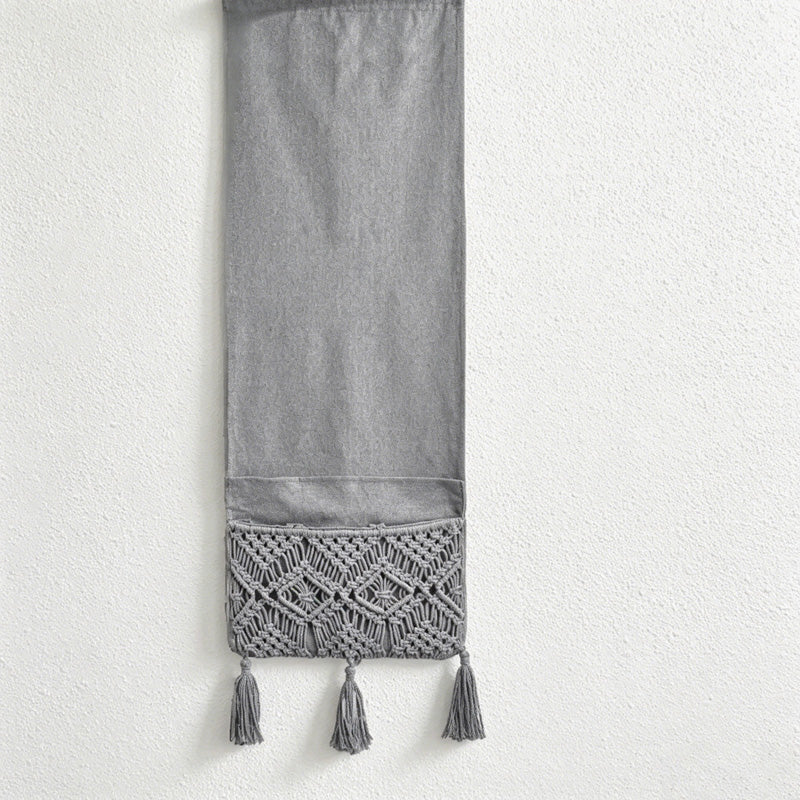 CouldNook Macrame Hanging Storage Bag - Wall Organizer Decor