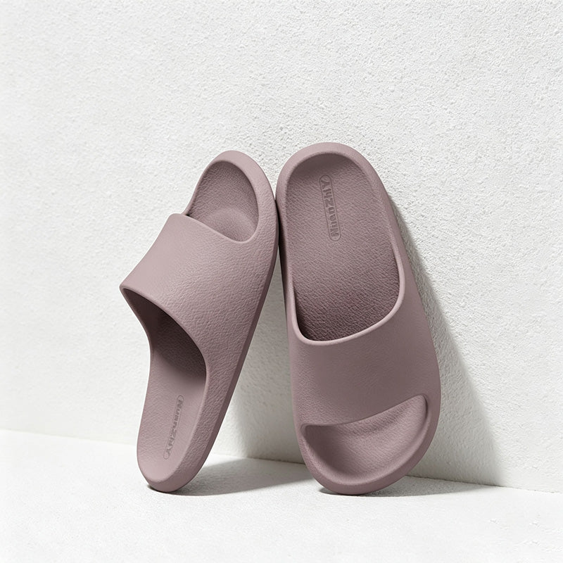 CouldNook Open Toe Colors Home Slippers - Practical Room Accent