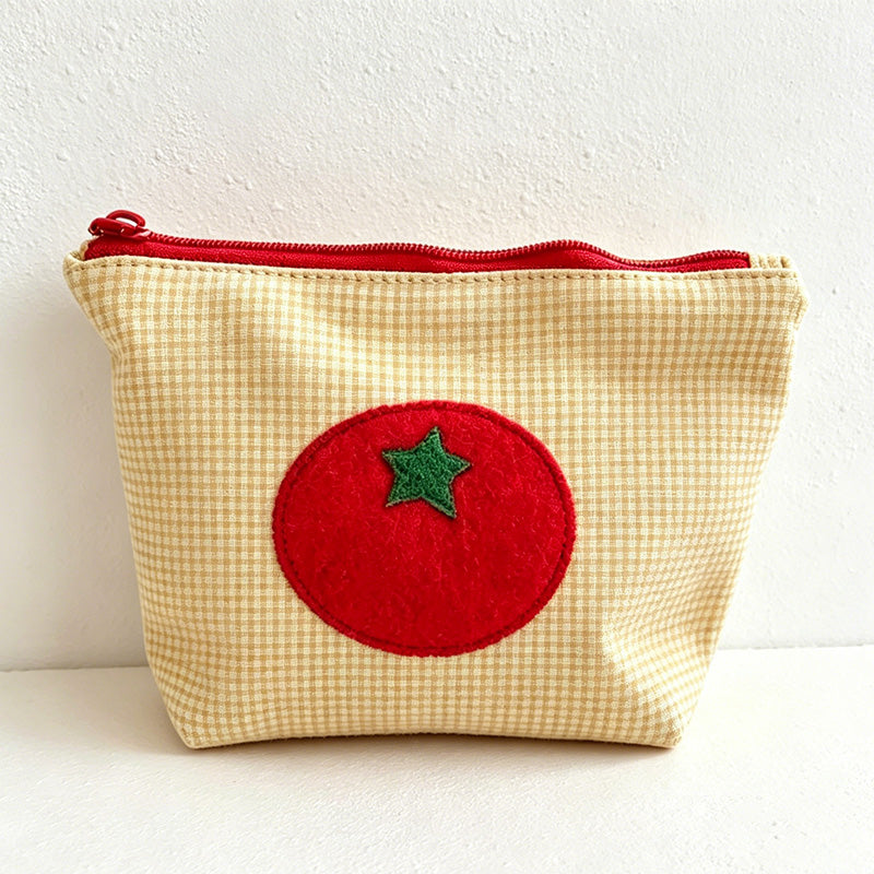 CouldNook Fruit Accent Drawstring Pouch - Small Storage Helper
