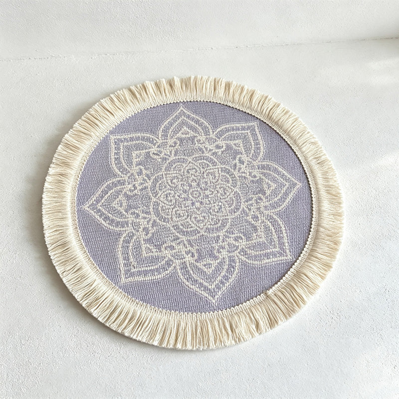 CouldNook Round Table Plate Table Placemat - Soft Home Detail
