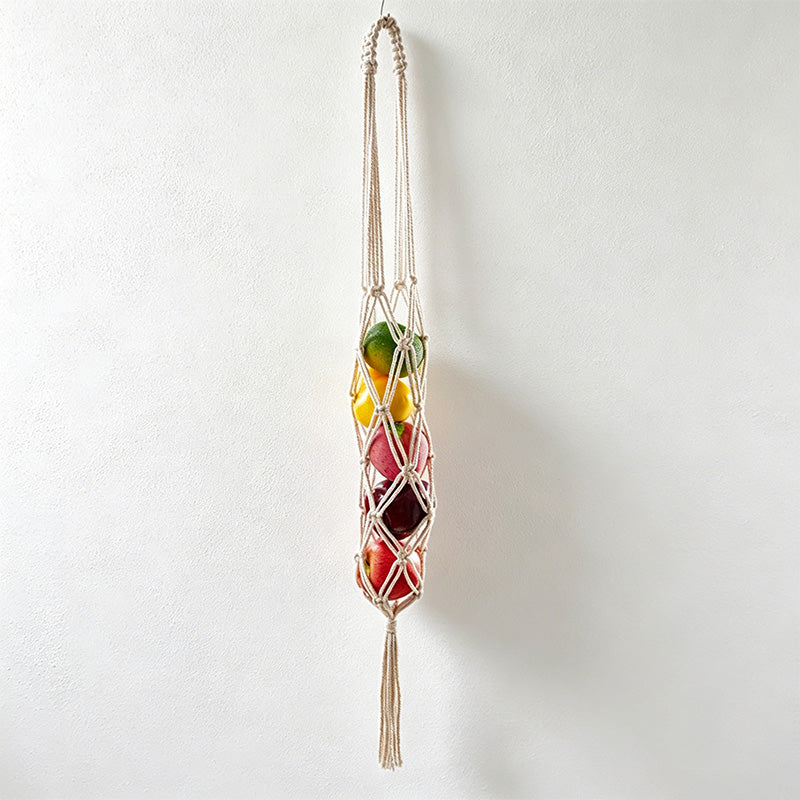 CouldNook Macrame Bottle Carrier - Woven Drink Holder