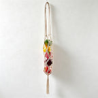 CouldNook Macrame Bottle Carrier - Woven Drink Holder