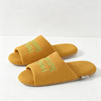 CouldNook Open Toe Smooth Home Slippers - Gentle Display Piece