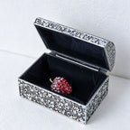 CouldNook Classic Mini Jewelry Box - Aesthetic Metallic Utility Box
