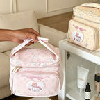 CouldNook Floral Box Makeup Organizer - Vanity Storage Accent