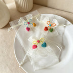 CouldNook Floral Accent Sheer Gift Pouch - Jewelry Display Bag