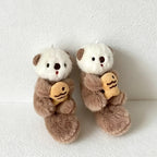 CouldNook Squirrel Plush Bag Charm - Fluffy Tail Accent