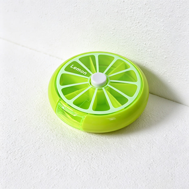 CouldNook Fruit Shape Pill Case Organizer Box - Warm Room Detail