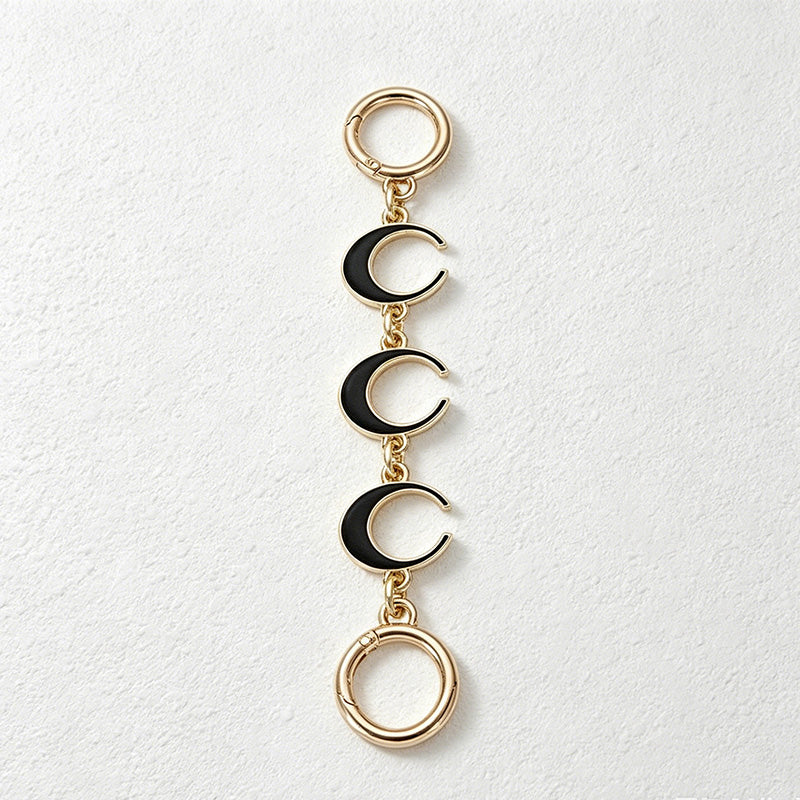 CouldNook Metal Moon Bag Chain - Layered Bag Accent