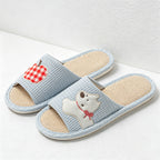 CouldNook Animal Fruit Open Toe Slippers - Cozy Room Display Accent