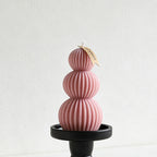 CouldNook Round Stacked Form Candle - Gentle Display Piece