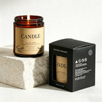 CouldNook Rose Sandalwood Scent Glass Jar Candle - Small Space Helper