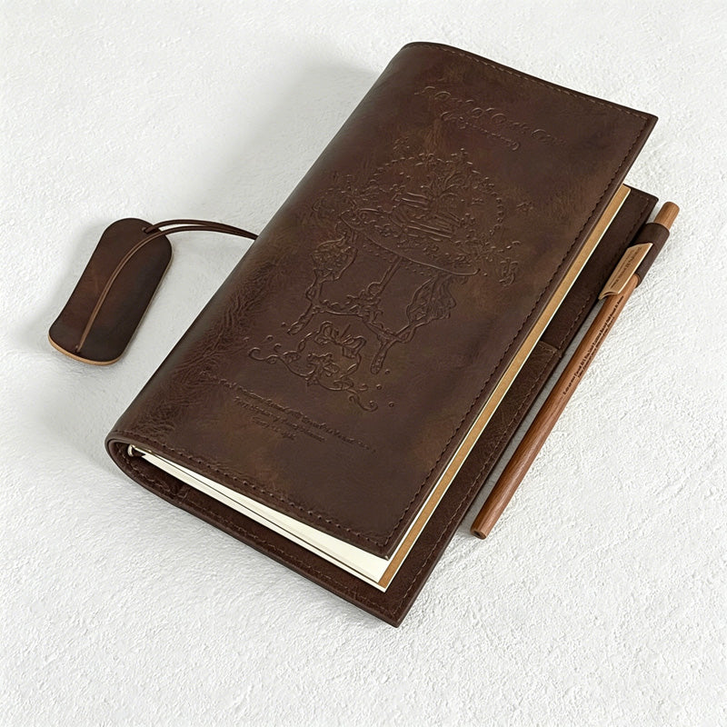 CouldNook Antique Garden Traveler's Notebook - Floral Leather Journal