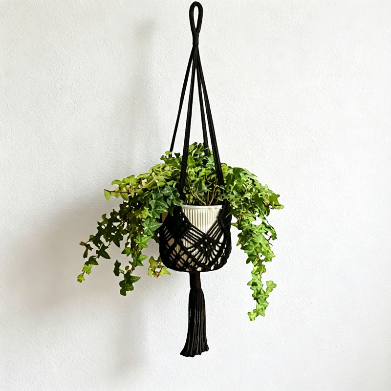 CouldNook Macrame Hanging Basket - Plant Holder Decor