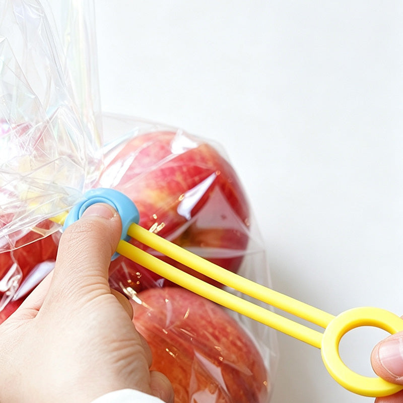 CouldNook Handled Bread Snack Bag Sealing Clip - Warm Room Detail Random Color