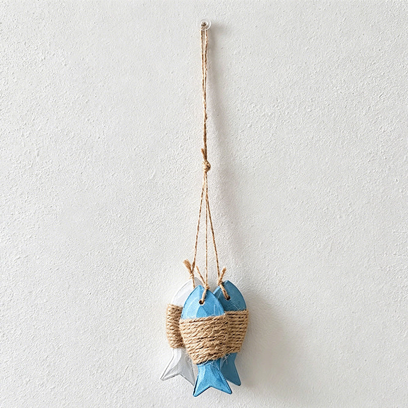 CouldNook Mediterranean Trio Fish Hanging - Coastal Home Wall Decor