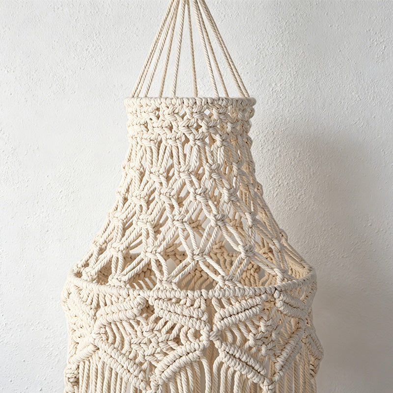 CouldNook Macrame Chandelier Lampshade - Hanging Light Decor