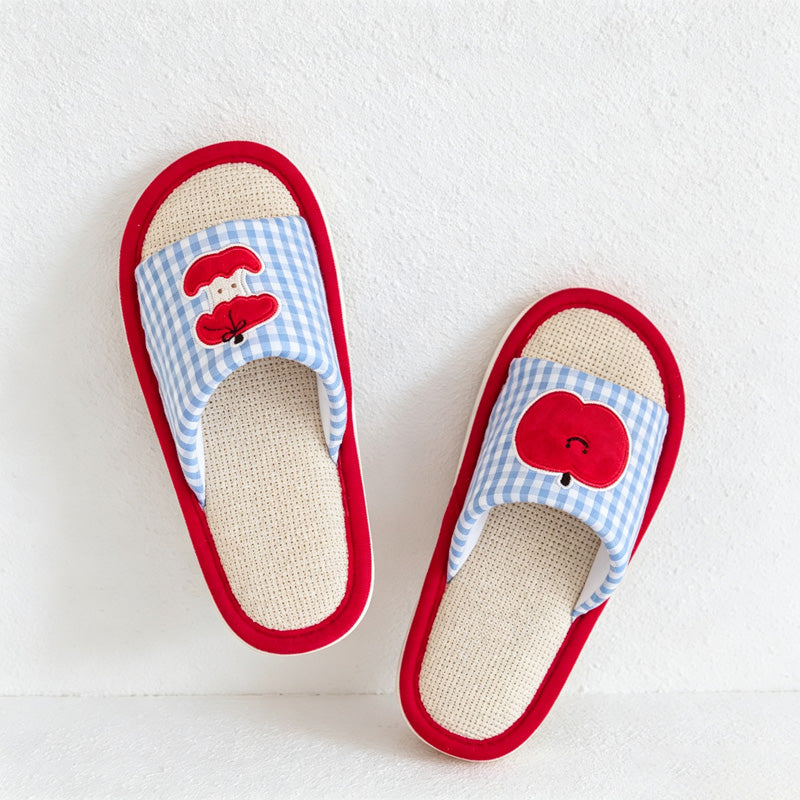 CouldNook Fruit Motif Home Slippers - Soft Home Detail