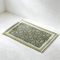 CouldNook Floral Faux Linen Table Runner - Dining Table Accent