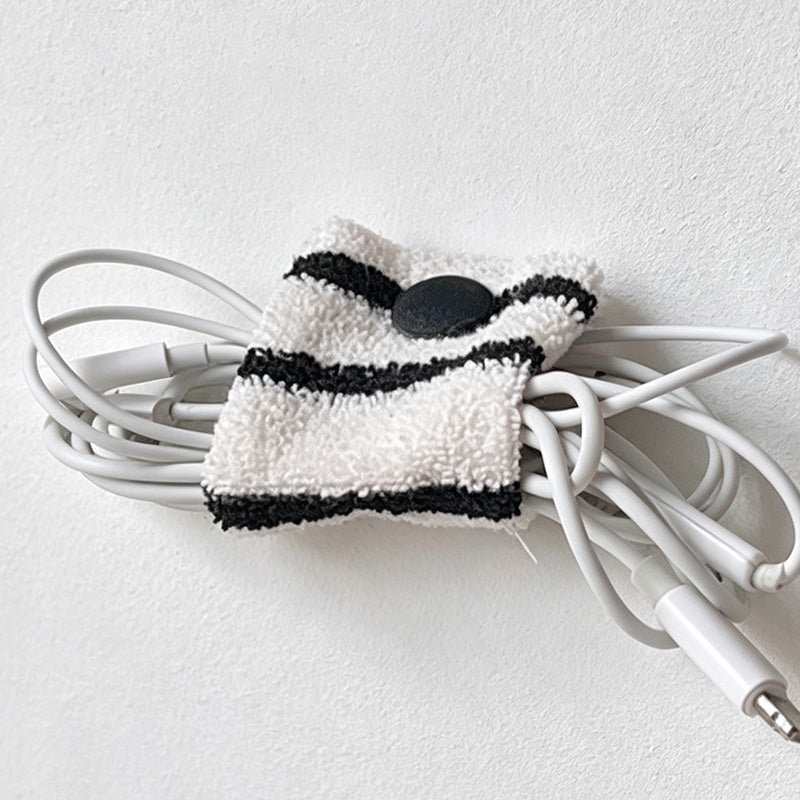 CouldNook Textured Cord Pouch Organizer Bag - Small Space Helper