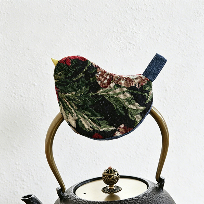 CouldNook Bird Fabric Pot Handle Cover - Aesthetic Anti-Scald Grip