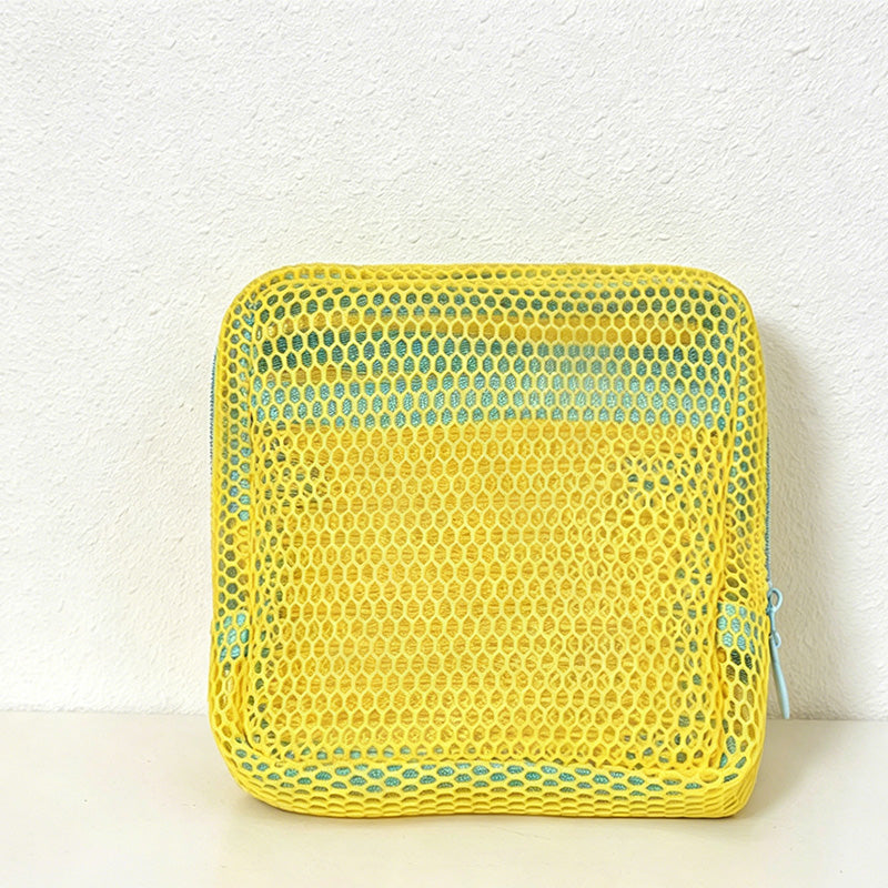 CouldNook Clear Boxy Zip Storage Pouch - Travel Vanity Organizer