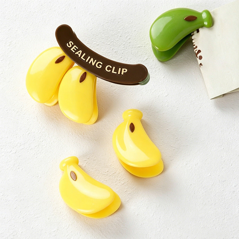 CouldNook Banana Magnetic Sealing Clip - Fridge Display Helper
