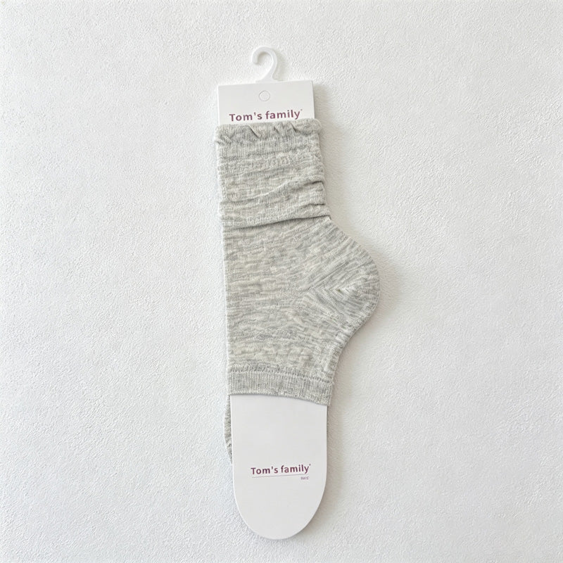 CouldNook Ribbed Neutral Textured Hosiery - Easy Storage Accent