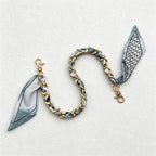 CouldNook Braided Short Bag Strap - Printed Tail Accent