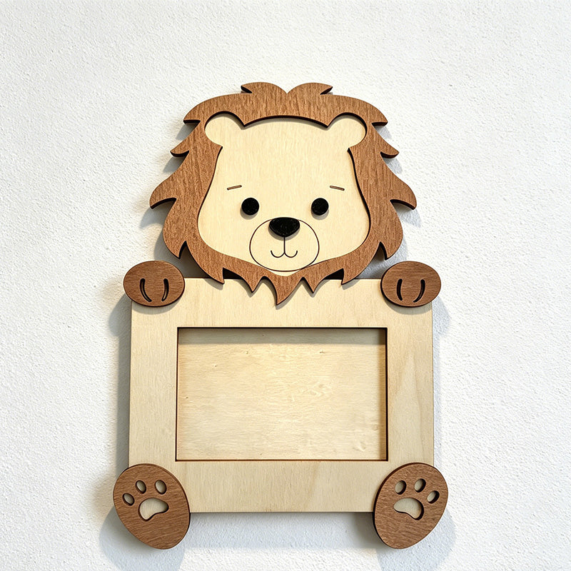 CouldNook Animal Wood Growth Chart - Nursery Room Decor