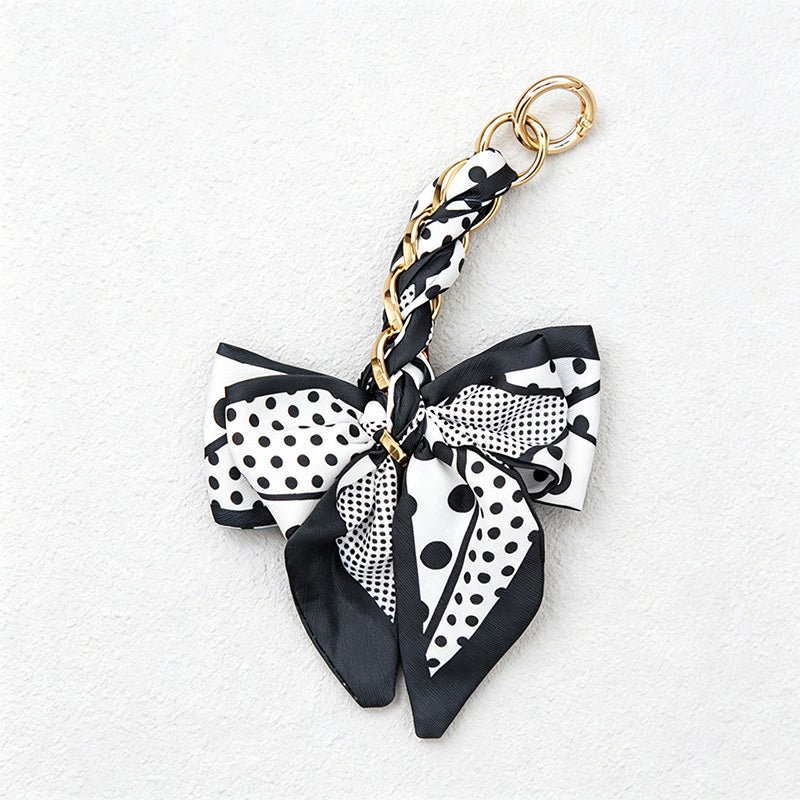 CouldNook 6.69’’ Leaf Pattern Bow Bag Extender - Bag Accent