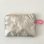 CouldNook Bow Embossed Mini Storage Pouch - Portable Makeup & Sanitary Bag