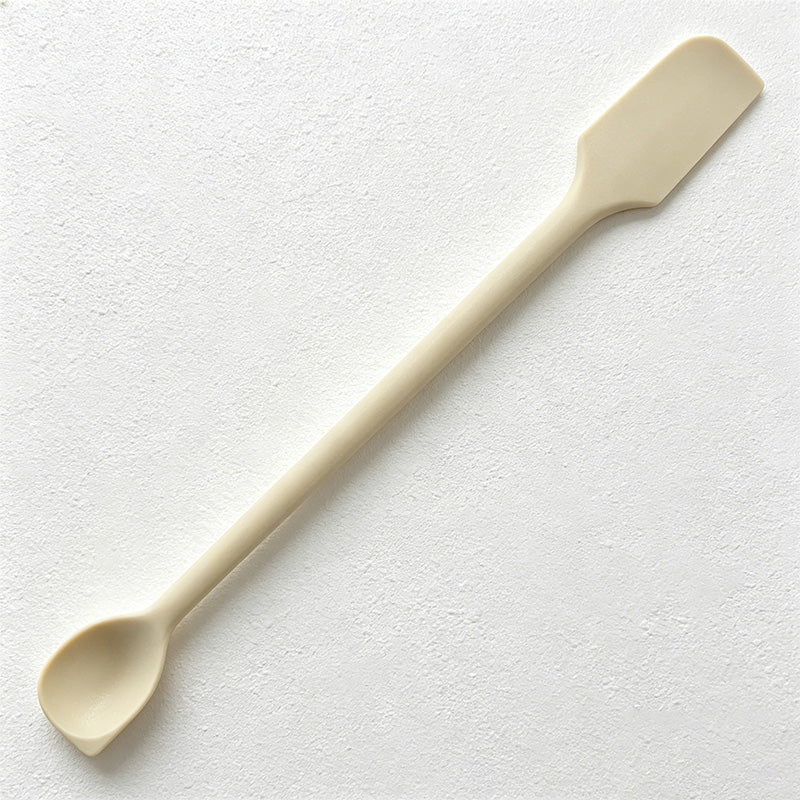 CouldNook Long Handle Dual Head Silicone Spatula Scoop - Kitchen Accessory