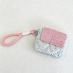 CouldNook Quilted Mini Snap Pouch - Earbud Storage Accent