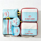 CouldNook Check Pattern Travel Storage Pouch - Dry Wet Helper