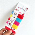 CouldNook Cartoon Flower Cable Holder Straps - Reusable Velcro Cord Organizer