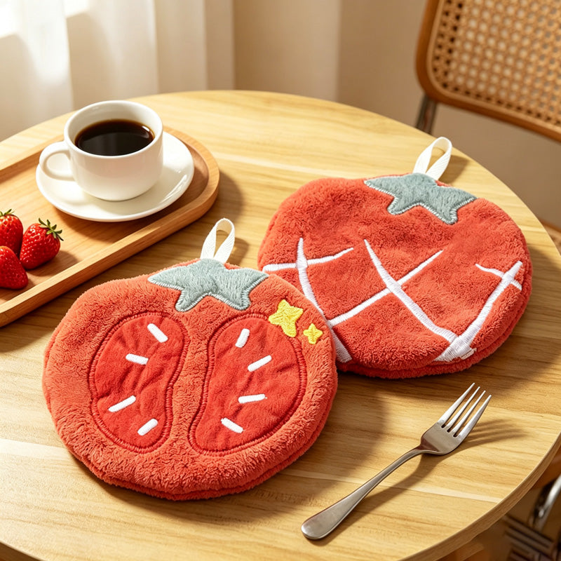 CouldNook Hanging Tomato Shape Hanging Towel - Small Space Helper