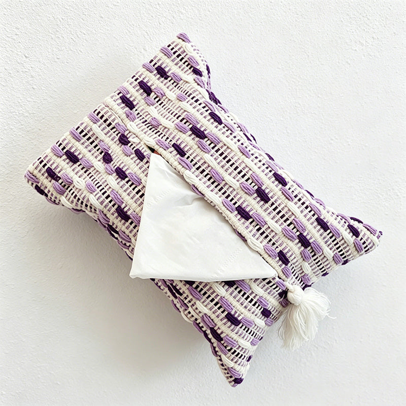 CouldNook Nordic Cotton Tissue Bag - Aesthetic Woven Storage